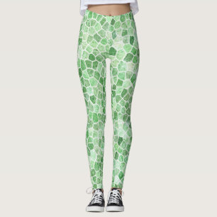Legging Pale Emerald e Pistachio - Corpo Cobbled