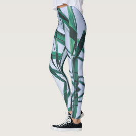 Legging Pale Pastel Green Grass Sky