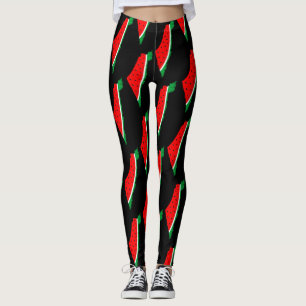 Legging Palestina - Mapa Watermelon - Símbolo da liberdade