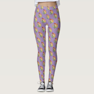 Legging Paleta de Artista com Pincel de Pintura