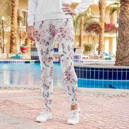 Legging Paleta rosa William Morris Design