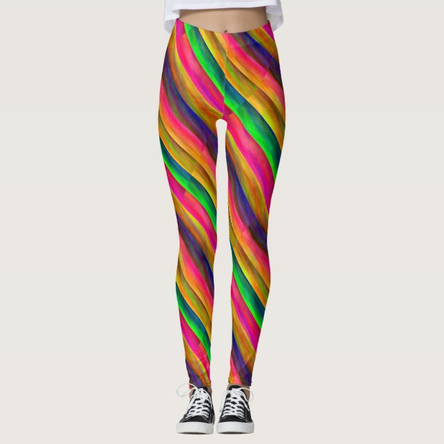 Legging paletas multicoloridas (Frente)