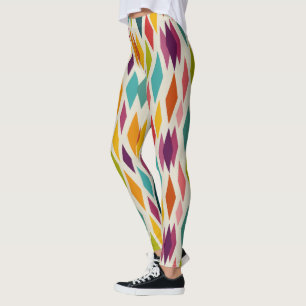Legging Palm Primavera Diamantes Padrão Moderno do Sécul