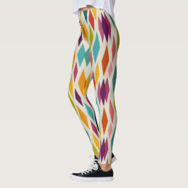Legging Palm Primavera Diamantes Padrão Moderno do Século