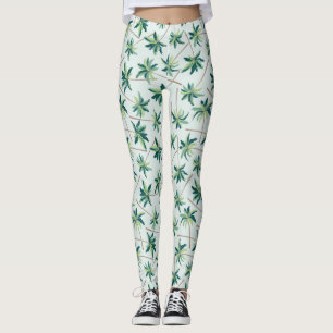 Legging Palma australiana tropical do Foxtail