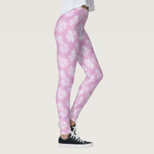 Legging Palmeira havaiana Silhouette Pattern Plum ID1093