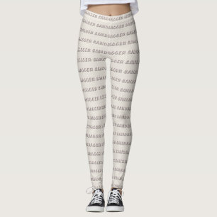 Legging Pancadas de areia branca do Sandbagger