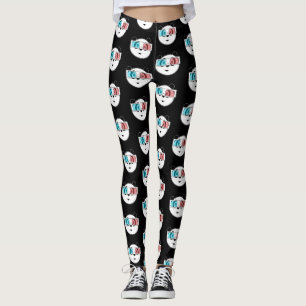 Legging Panda - Óculos 3D