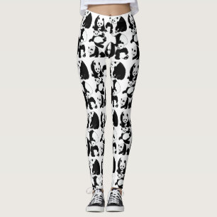 Legging Panda padrão Branco BG