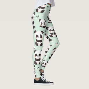 Legging Panda Playful