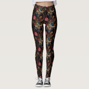 Legging Panda Vermelho Disco
