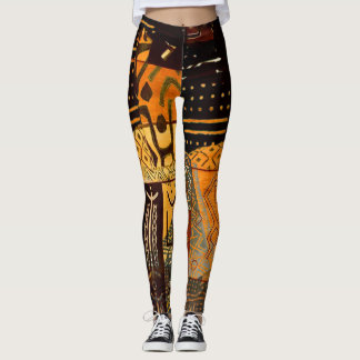 Legging Pano africano antigo