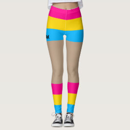 Legging Pansexual Pride Faux Shorts & Legs