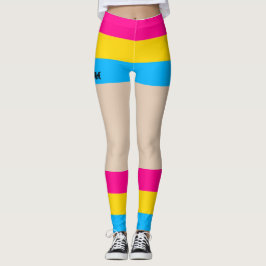 Legging Pansexual Pride Faux Shorts & Legs