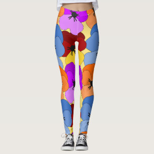 Legging Pansy Collage