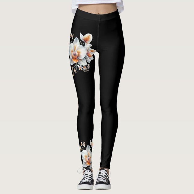 Legging pantalon orchidée (Frente)
