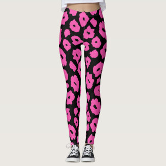 Legging Pantera rosa, Perna animal para mulheres