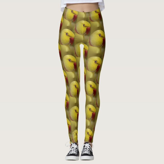 Legging Papagaio Amarelo Lutino Indiano (Frente)