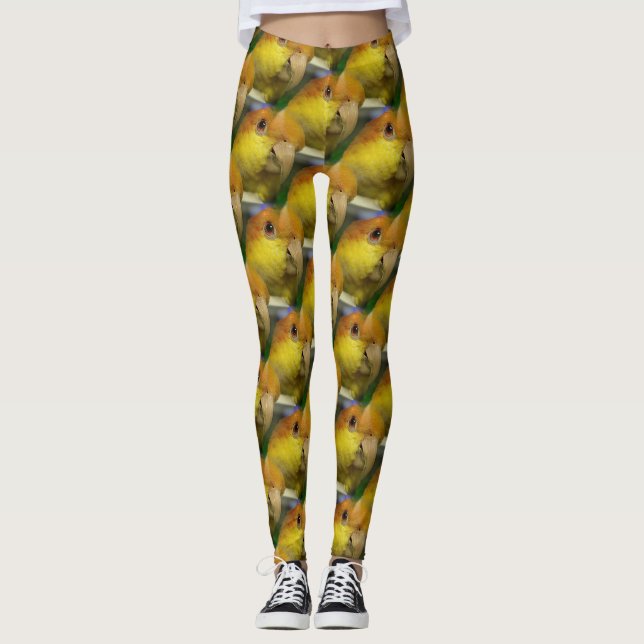 Legging Papagaio Caique Branco Encantado (Frente)