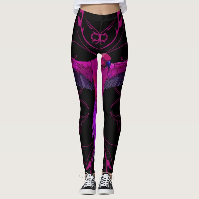Legging Papagaio Rosa (Frente)