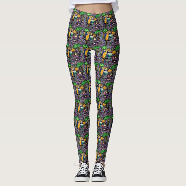 Legging Papagaios de Festa (Frente)