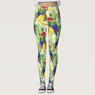 Legging Papagaios E Frutas Tropicais
