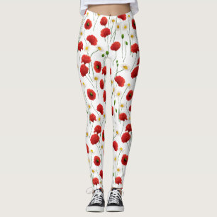 Legging Papagaios e margaridas
