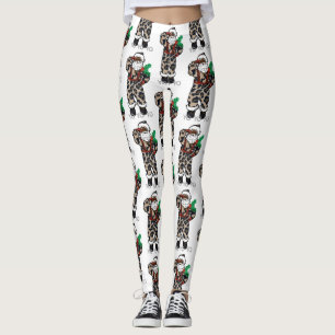 Legging papai noel preto do yo