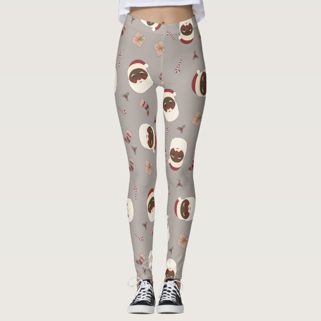 Legging Papais noeis afro-americanos (Frente)