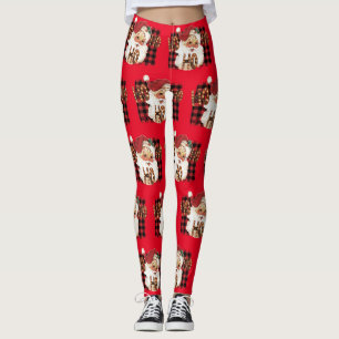 Legging Papais noeis bonitos