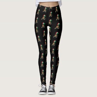 Legging Papais noeis com tartaruga