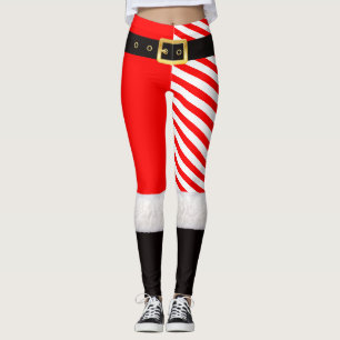 Legging Papais noeis de Natal+figurinos+Vermelho+algodão+l