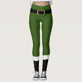 Legging Papais noeis do Elf Moderno Figuram Um Feliz Natal