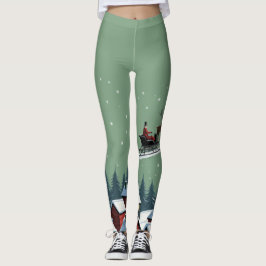 Legging Papais noeis e Sua Altura