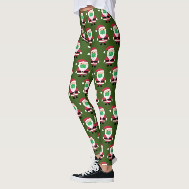 Legging Papais noeis mascarados (Esquerda)