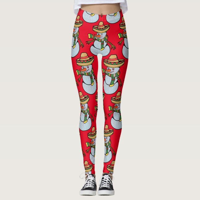 Legging Papais noeis Sombrero Mexicanos Thunder_Cove (Frente)