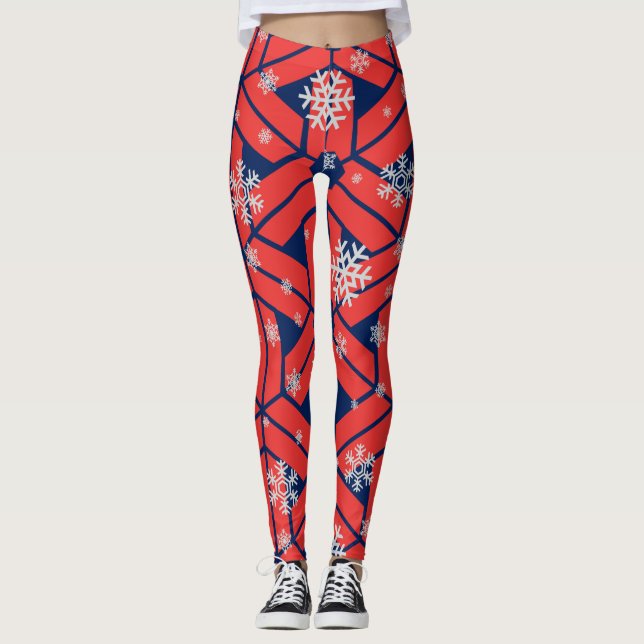 Legging Papais noeis, Sra. Claus, Fora de Natal (Frente)