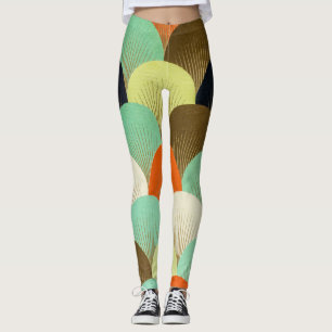Legging Papel de parede colorido: design artístico.