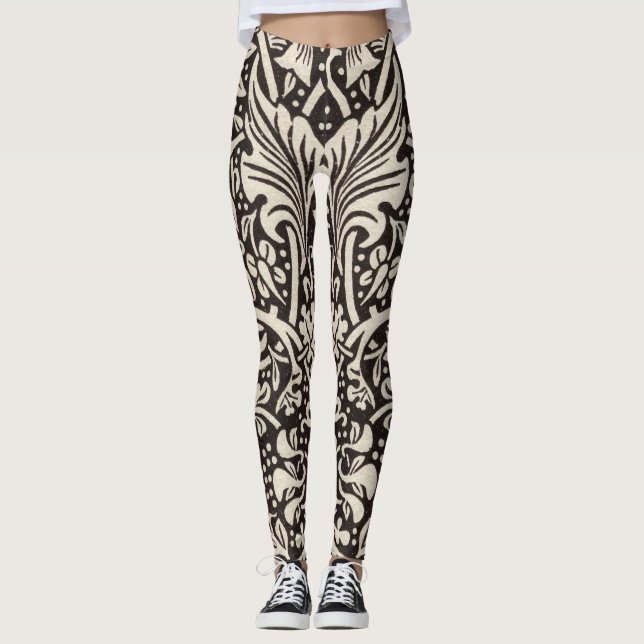 Legging Papel de parede floral Narciso William Morris (Frente)
