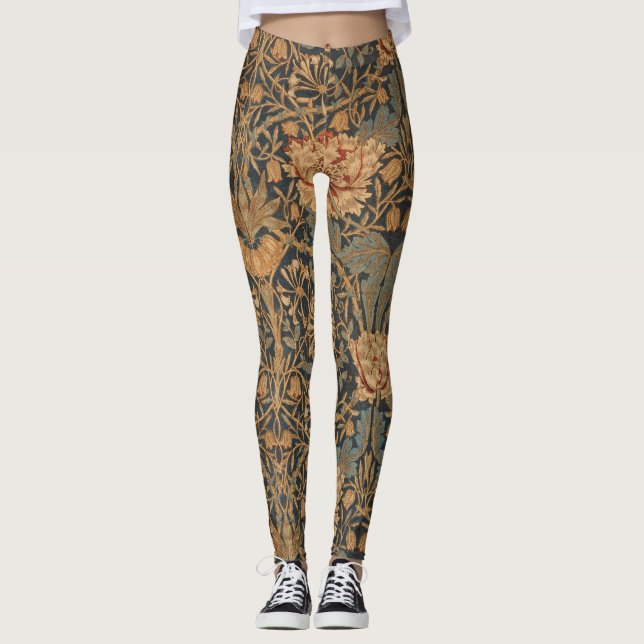 Legging Papel de parede rico William Morris Honeysuckle (Frente)