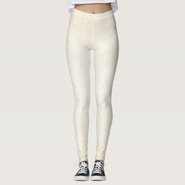 Legging Papel kraft antigo: fundo texturizado (Frente)
