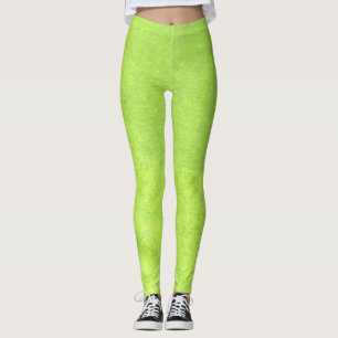 Legging Papel verde abstrato