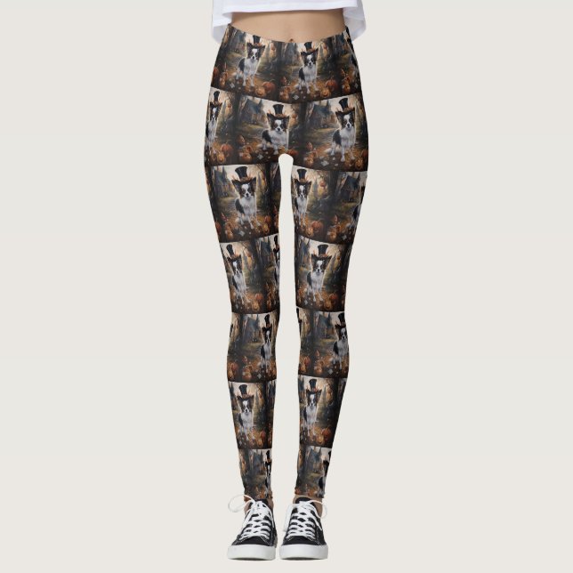 Legging Papillon Pumpkins Halloween Scary (Frente)