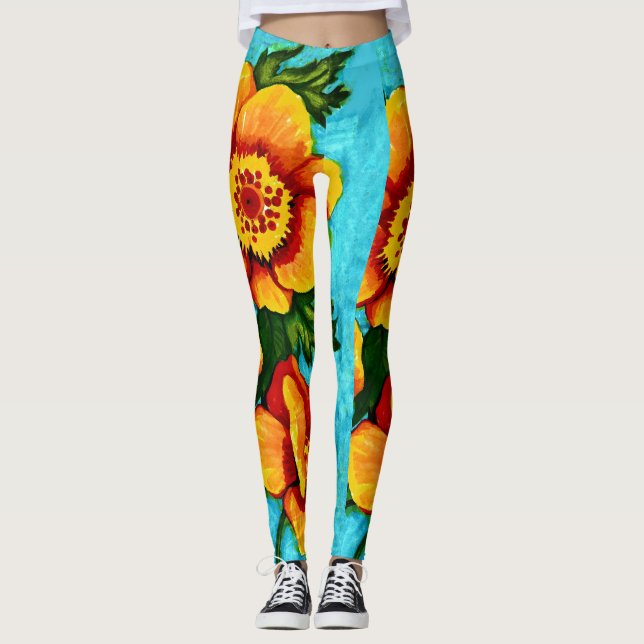 Legging Papoulas Fantasia    (Frente)