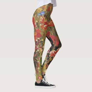 Legging Papoulas por Robert Vonnoh, Impressionismo Antigo