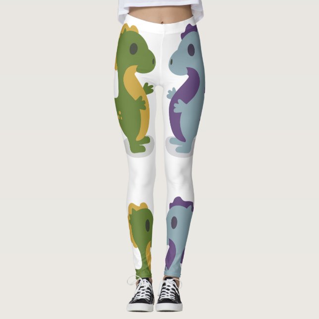 Legging Par de Dinossauro Cólvora Troço_Trova (Frente)