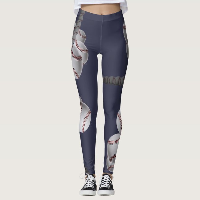 Legging … para o amor - de CANELEIRAS do "basebol" (Frente)