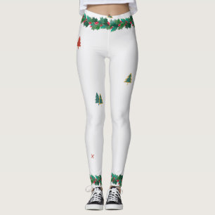 LEGGING PARA O NATAL IMPRESSOS EM PEDAÇOS HOLGOS