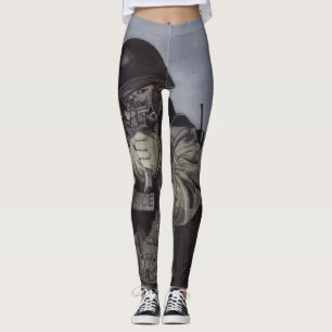 Legging Para Servir E Proteger O NOME Personalizado Da Leg