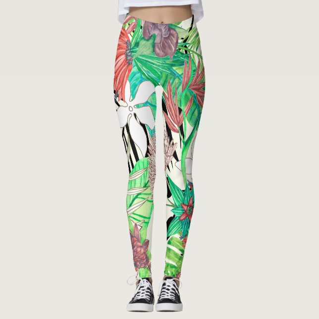 Legging Paraíso Floral II (Frente)